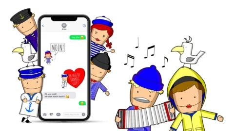 Ulf Ricken Kommunikation & Design - Illustration - MOIN! App