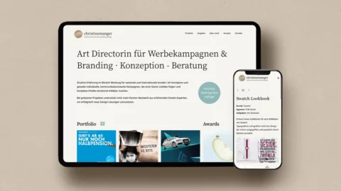 Ulf Ricken Kommunikation & Design - Webdesign - Christine Manger - Art Directorin