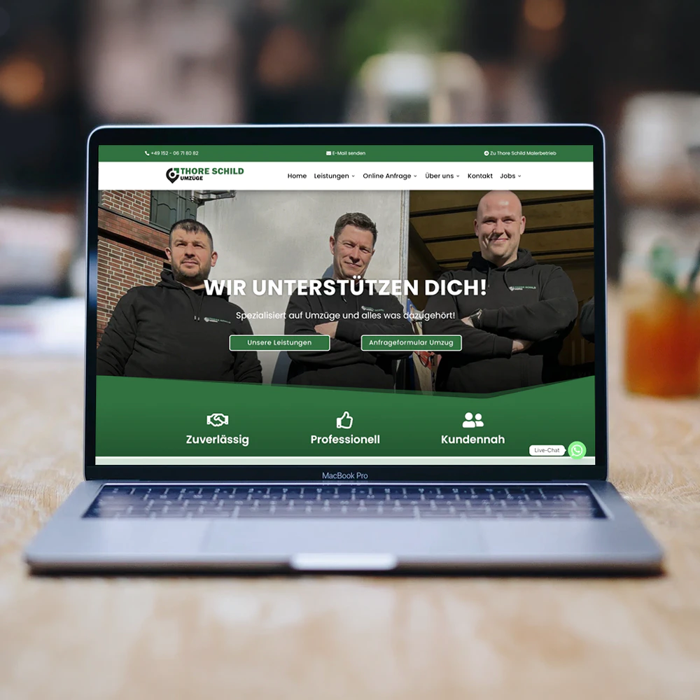Ulf Ricken Kommunikation & Design - Webdesign Ulf Ricken Kommunikation & Design - Responsives Webdesign für www.thoreschild-umzuege.de
